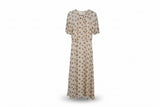 LK Bennett Beige Blouson Maxi Dress