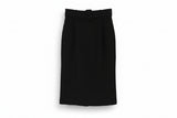 LK Bennett Black Belted Tailored Maxi Skirt Size 10