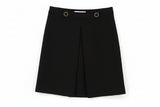LK Bennett Black Pleated Knee-Length Skirt