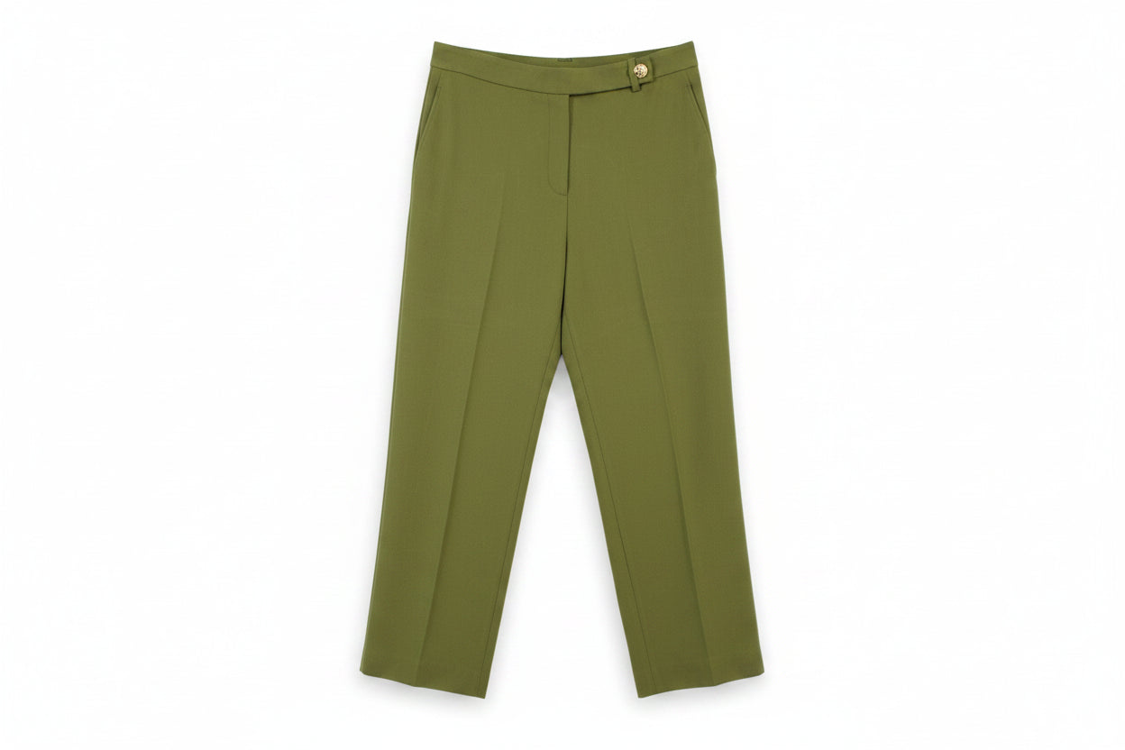 LK Bennett Green Tailored Trousers