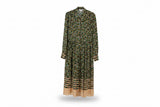 LK Bennett Black Geometric Maxi Shirt Dress
