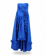Maxi Dress Ruffled Blue Size 6