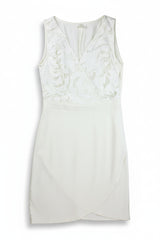 Airfield Mini Dress Wrap White Size 10