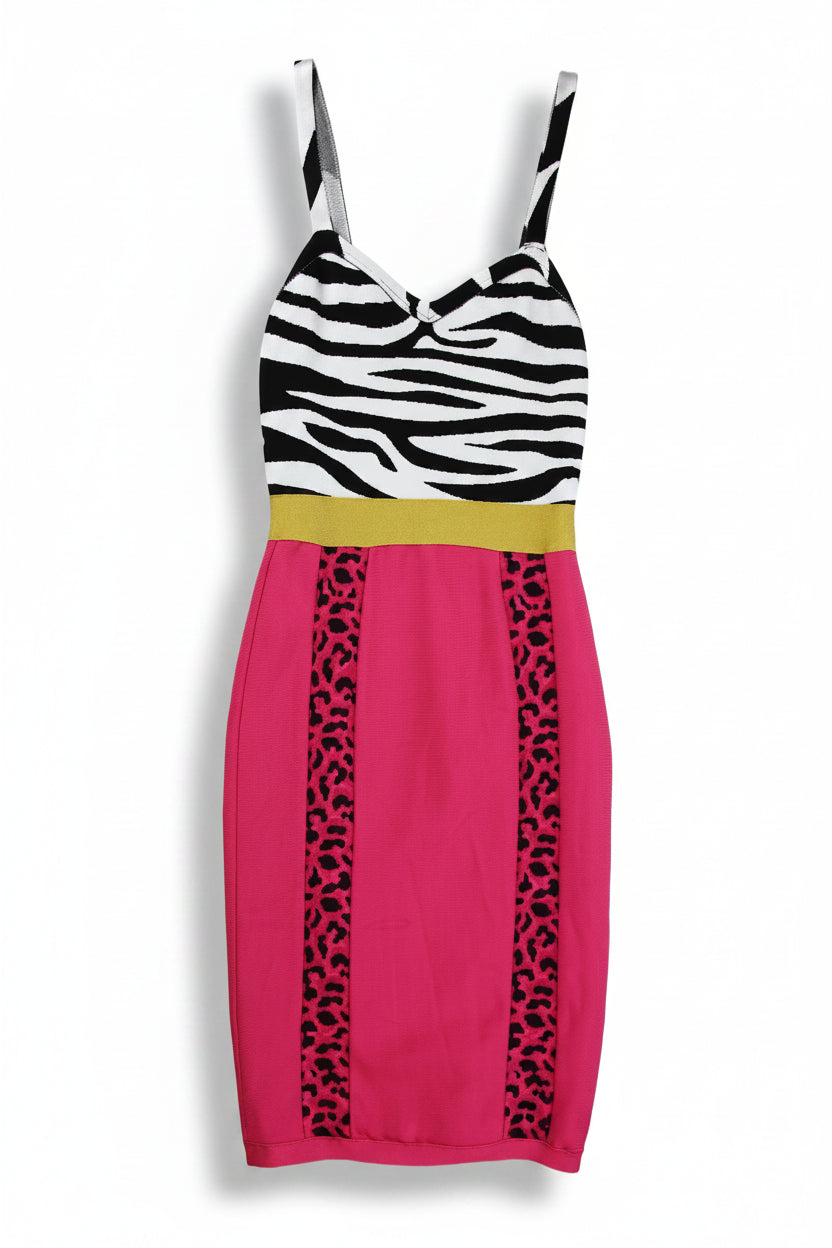 Celeb Boutique Mini Dress Bodycon Pink Size S