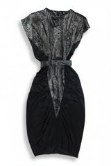 Stash Midi Dress Blouson Black Size 10