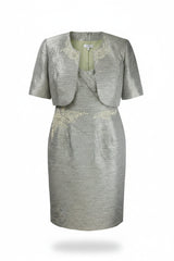 John Charles Midi Dress Sheath Grey Size 20