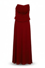 Special Day Midi Dress Ruched Red Size 12