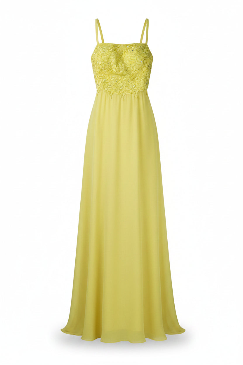 Alyce Designs Maxi Dress Mermaid Yellow Size 6