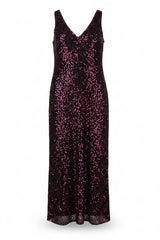 Apart Maxi Dress Sequin Black Size 16
