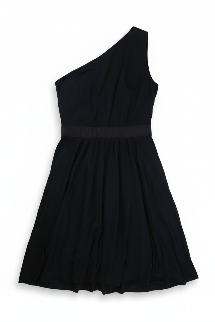 D&G Midi Dress Draped Black Size 12